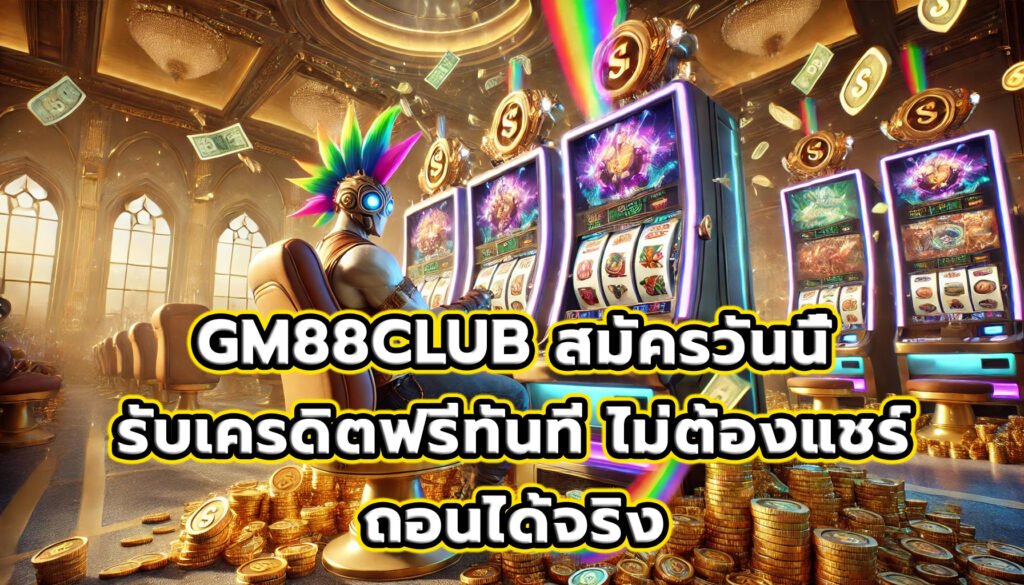 GM88CLUB สมัครวันนี้ รับเครดิตฟรีทันที ไม่ต้องแชร์ ถอนได้จริง
